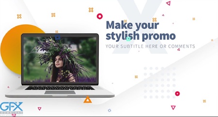 پروژه افتر افکت ارائه با لپ تاپ Notebook Presentation