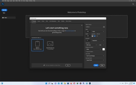 محیط برنامه فتوشاپ قابل حمل پرتابل cc 2022