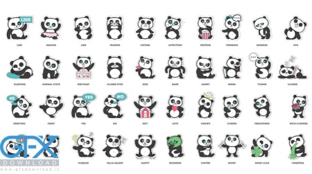 دانلود شکلک های کاراکتری