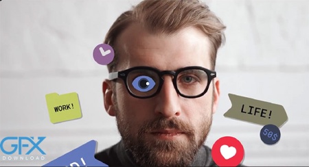 دانلود پروژه افتر افکت تایتل و استیکر Titles + Stickers