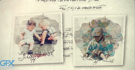 پروژه اسلایدشو افتر افکت با قاب عکس متحرک