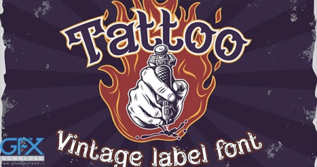 دانلود فونت برای تاتو Tattoo Beast