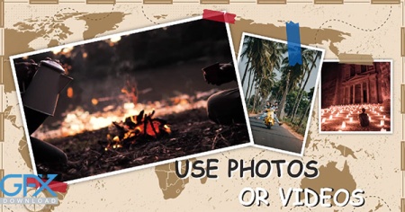 پروژه افتر افکت اسلایدشو چند منظوره خاطرات سفر