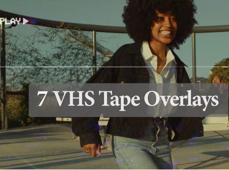 دانلود 7 تکسچر با افکت نوار VHS