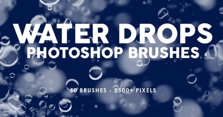 براش قطره آب برای فتوشاپ