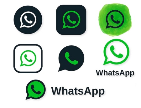 لوگو واتساپ png لایه باز برای ادیت