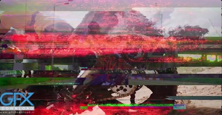 دانلود مجموعه ترانزیشن افکت گلیچ برای پریمیر