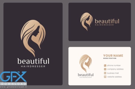 کارت ویزیت آرایشگاه و سالن زیبایی زنانه
