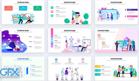 تم پاورپوینت استارت آپ فناوری