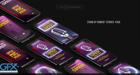 دانلود پروژه پریمیر استوری های اینستاگرام استندآپ کمدی