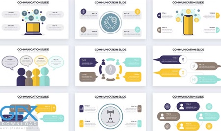 قالب پاورپوینت ارتباطات Communications