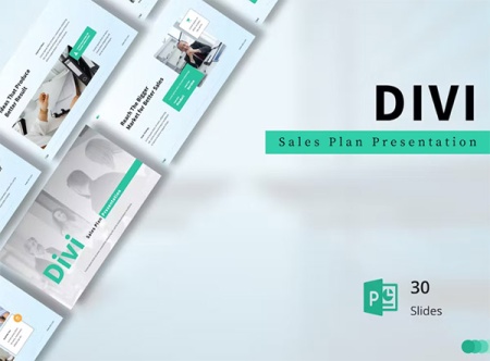قالب پاورپوینت پلن های فروش Divi