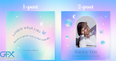 پروژه افتر افکت 6 پست اینستاگرام رویایی