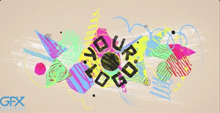 پروژه افتر افکت افتتاحیه دست نویس رنگارنگ