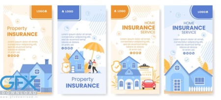 دانلود قالب های استوری اینستاگرام بیمه