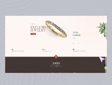 پروژه افتر افکت تیزر تبلیغاتی وب سایت جواهرات