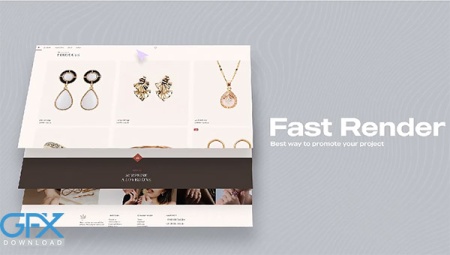 پروژه افتر افکت تیزر تبلیغاتی وب سایت جواهر فروشی