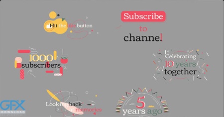 دانلود پروژه افتر افکت تایتل های شبکه های اجتماعی