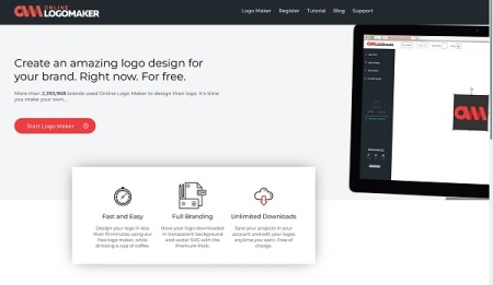 سایت طراحی لوگو Online Logo Maker