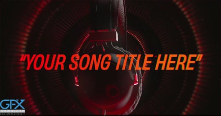 پروژه افتر افکت ویژوالایزر موزیک پلیر سه بعدی