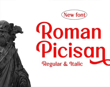 دانلود رایگان فونت رومی Roman Picisan
