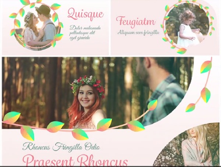 پروژه افتر افکت اسلایدشو عاشقانه در طبیعت