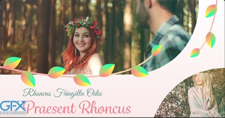 پروژه افتر افکت اسلایدشو رمانتیک در طبیعت