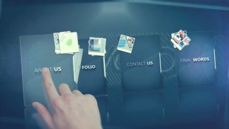 دانلود پروژه تبلیغاتی افتر افکت Touch Screen Presentation