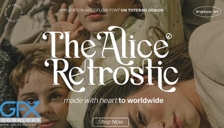 دانلود فونت انگلیسی Arctiflow