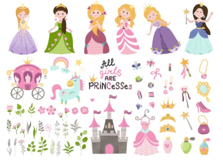 خرید و دانلود وکتور دختر فانتزی