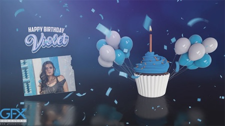 پروژه افتر افکت جشن تولد Short Birthday Wishes
