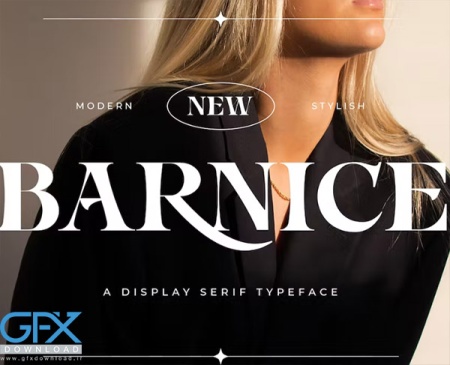 دانلود فونت تبلیغاتی Barnice