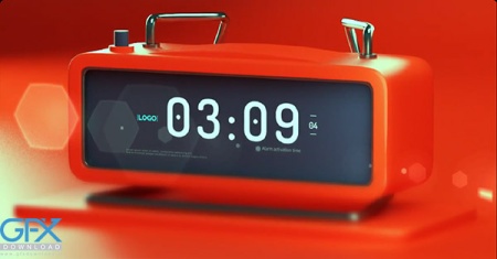 پروژه آماده افتر افکت لوگو آلارم ساعت