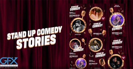 دانلود پروژه افتر افکت استوری های طنز کمدی