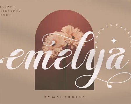 فونت خوشنویسی زیبا Emelya