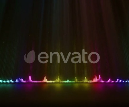 دانلود 4 فوتیج اکولایزر موسیقی با کیفیت