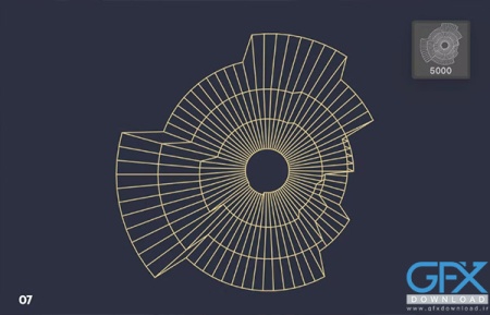 دانلود براش فتوشاپ اشکال هندسی انتزاعی