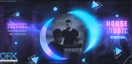 پروژه افتر افکت تیزر تبلیغاتی موسیقی و دی جی