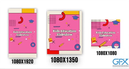 پروژه آماده افتر افکت تبلیغاتی اینستاگرام آموزش کودکان