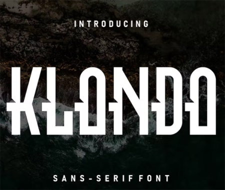 فونت انگلیسی Klondo