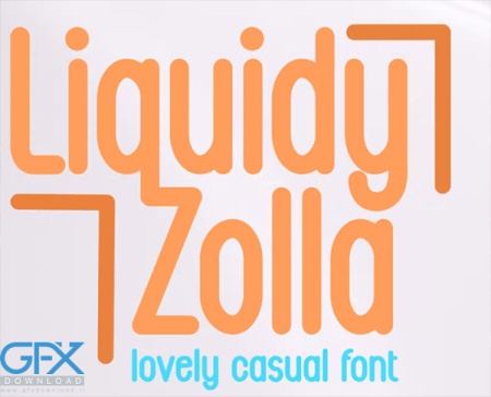 فونت انگلیسی Liquidy Zolla