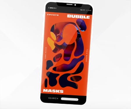 پروژه افتر افکت استوری های اینستاگرام یکپارچه انتزاعی