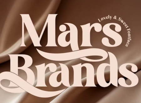 دانلود فونت انگلیسی Mars Brands
