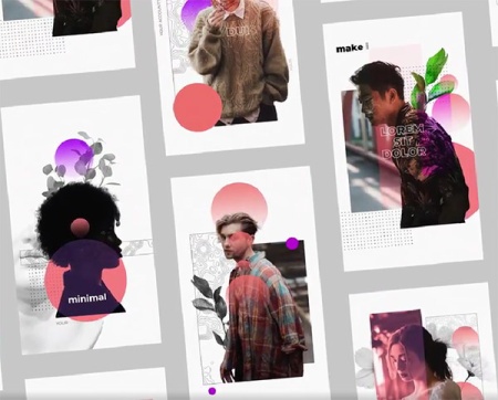 پروژه افتر افکت پست و استوری های مدرن مینیمالیستی