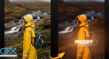 دانلود پریست لایت روم تم طلایی Moody Gold