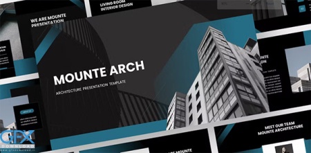 قالب پاورپوینت معماری و ساختمان سازی Mounte Arch
