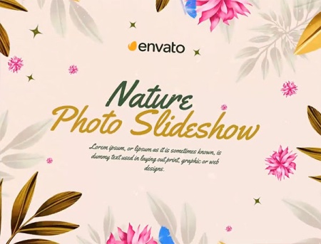دانلود پروژه افتر افکت نمایش اسلاید عکس طبیعت