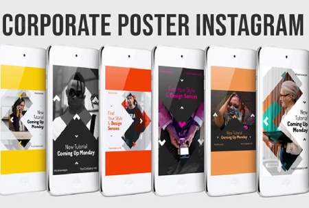 پروژه افتر افکت تیزر تبلیغاتی اینستاگرام شرکتی