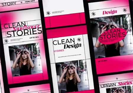 پروژه افتر افکت 6 استوری اینستاگرام تایپوگرافی