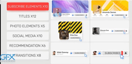 پروژه افتر افکت یوتیوب YouTube Package